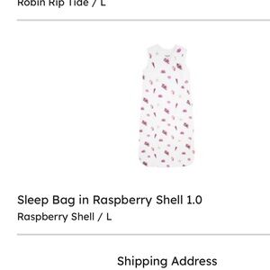 Kyte Baby Sleep Bag Raspberry Shell Sz L 1 Tog